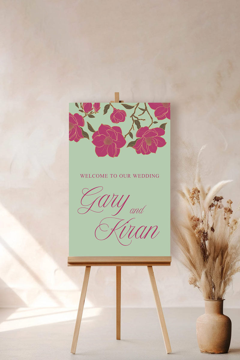 Floral Sign