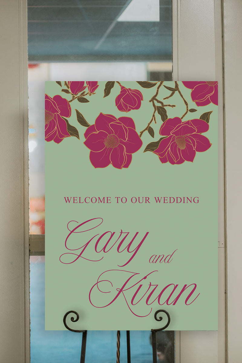 Floral Sign