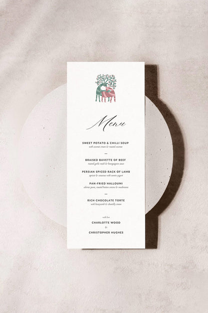 Reindeer Menu