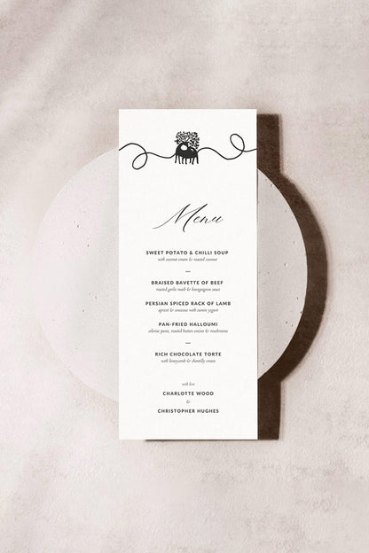 Holiday Menu