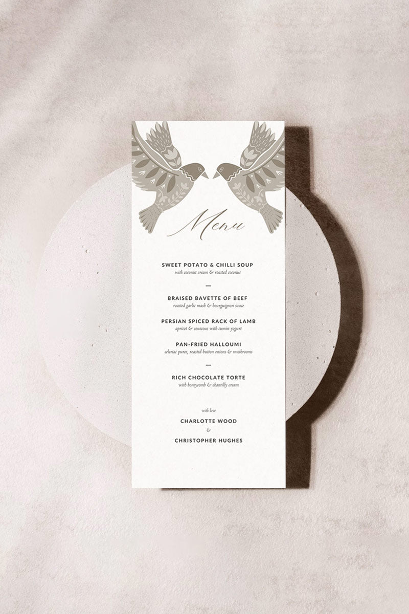 Folk Art Menu