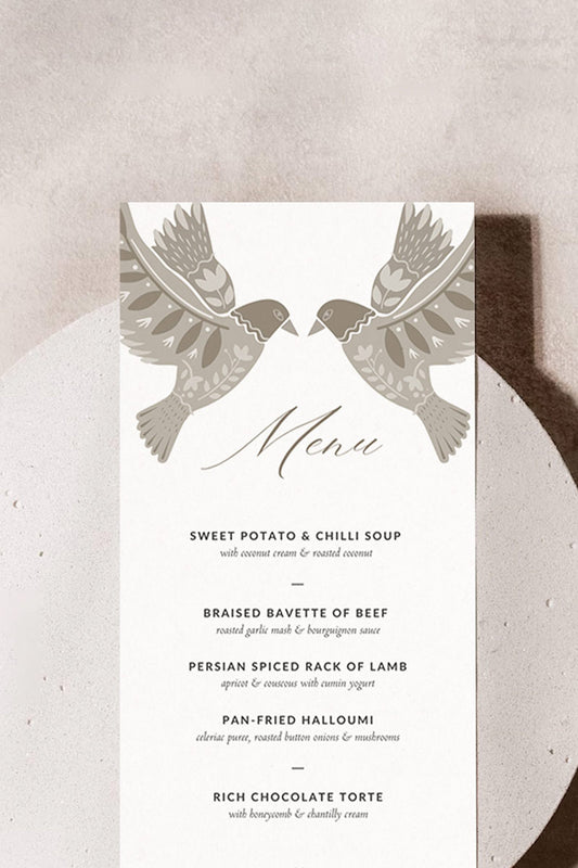 Folk Art Menu