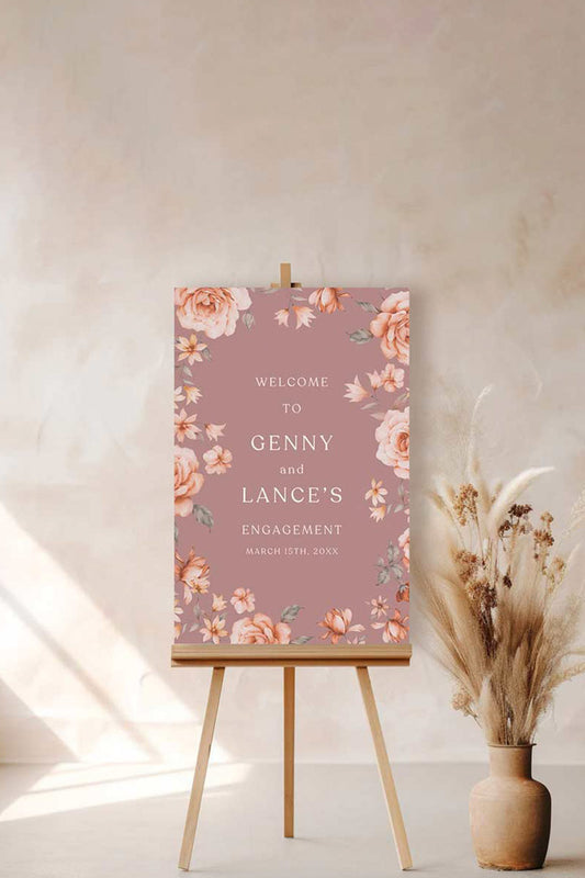 Floral Wedding Table Numbers. Event Table Numbers. Shades of Mauve, orange and beige. Orange roses. Baby Shower. Indian Wedding. Birthday and Celebration. Engagement Stationery. Wedding Stationery. DIY Stationery. Digital Download. Canva. Indian Weddings. Reception. Personalize. Customize. Anand Karaj, Mehndi, Sangeet, Haldi