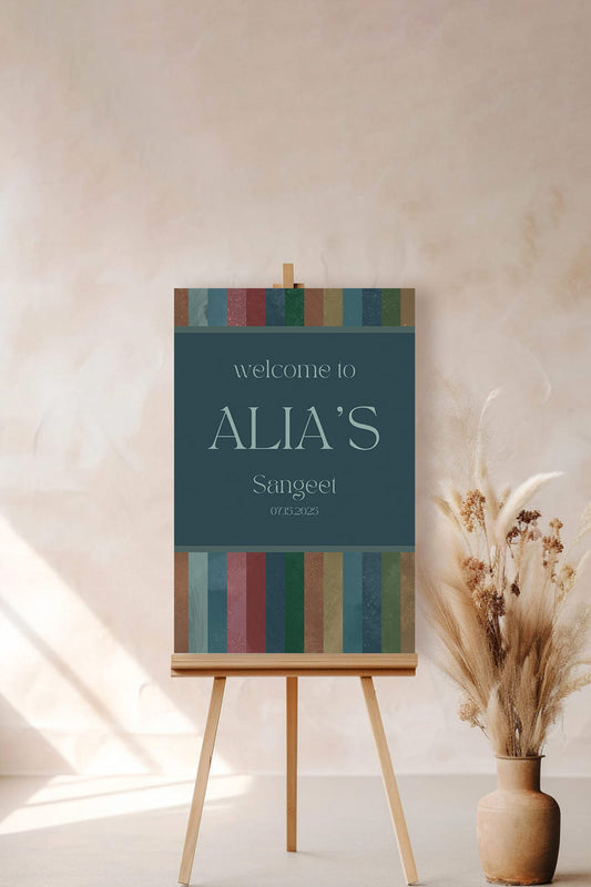 Striped Sign
