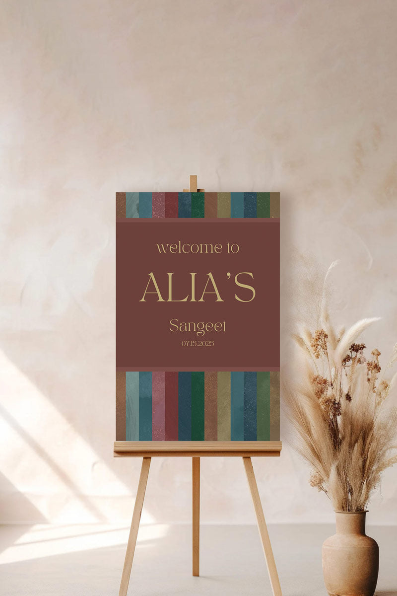 Striped Sign