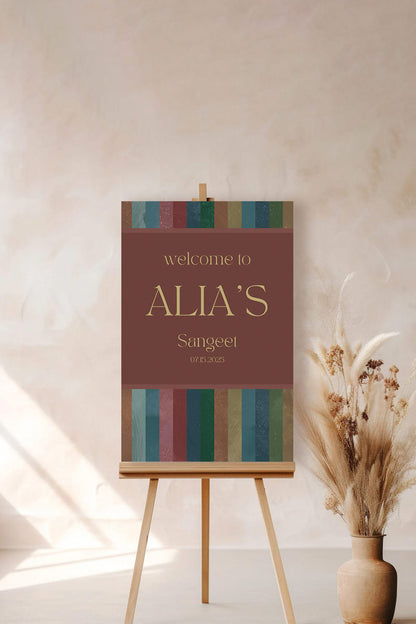 Striped Sign