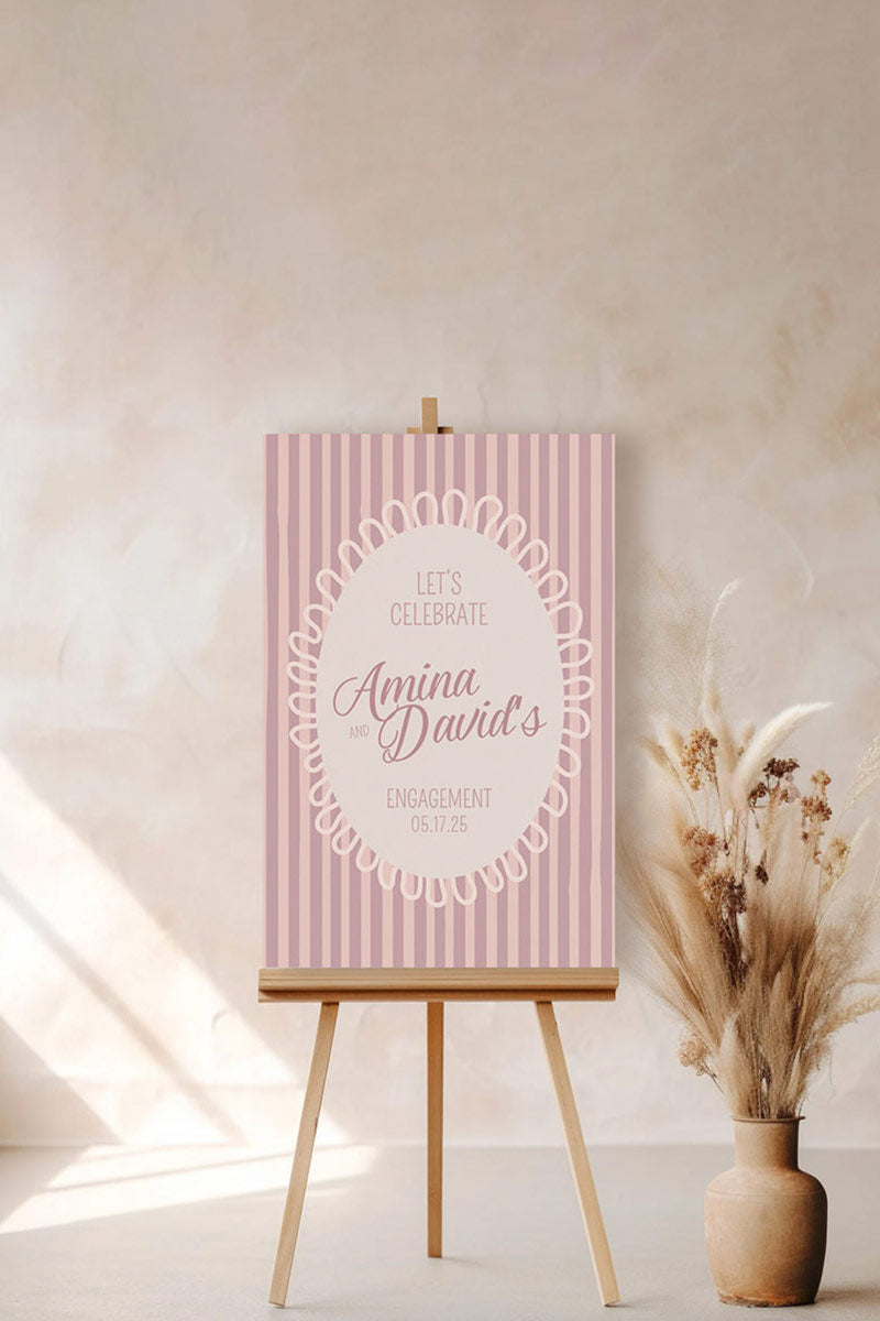 Striped Sign
