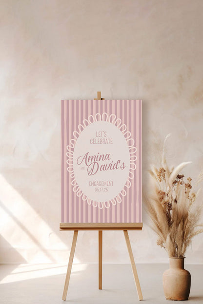 Striped Sign