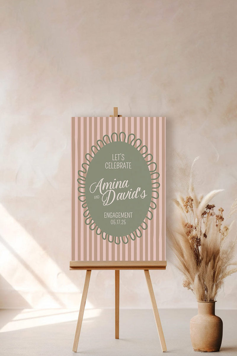 Striped Sign