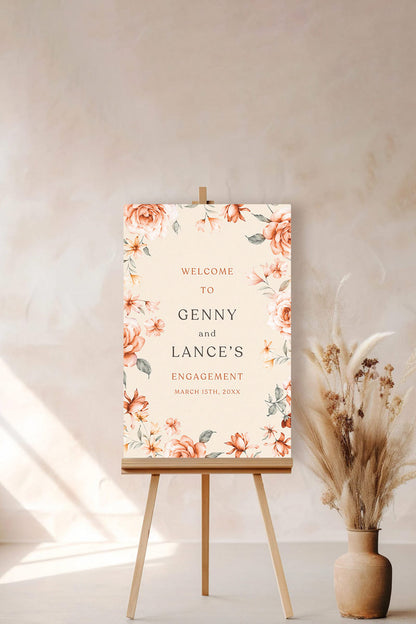 Floral Sign