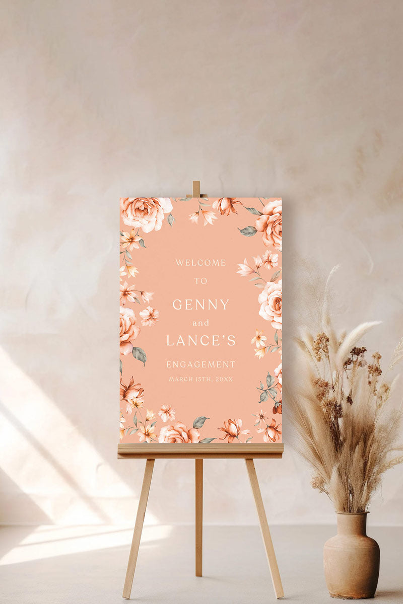 Floral Sign