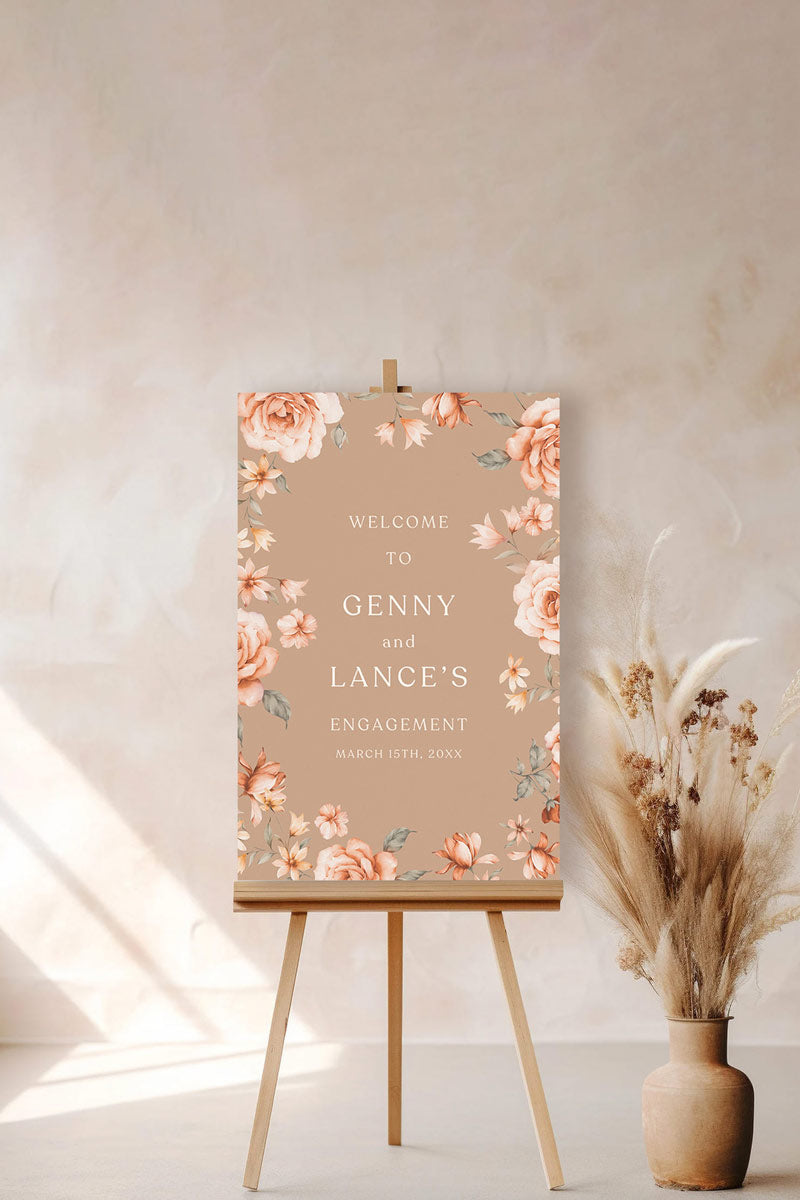 Floral Sign