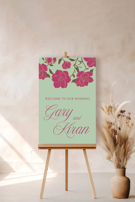 Floral Sign