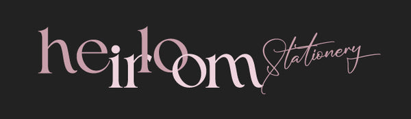 Heirloom Stationery