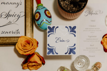 Tiled Name Cards