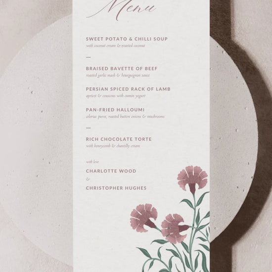 Floral Wedding Menu. Event Food Menu. Shades of Cream, Green, pink. Minimalistic Design. Motif florals design. Baby Shower. Indian Wedding. Birthday and Celebration. Engagement Stationery. Wedding Stationery. DIY Stationery. Digital Download. Canva. Indian Weddings. Reception. Personalize. Customize. Anand Karaj, Mehndi, Sangeet, Haldi